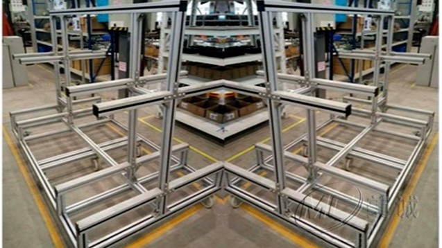 鋁型材可移動貨架 鋁型材可移動貨架