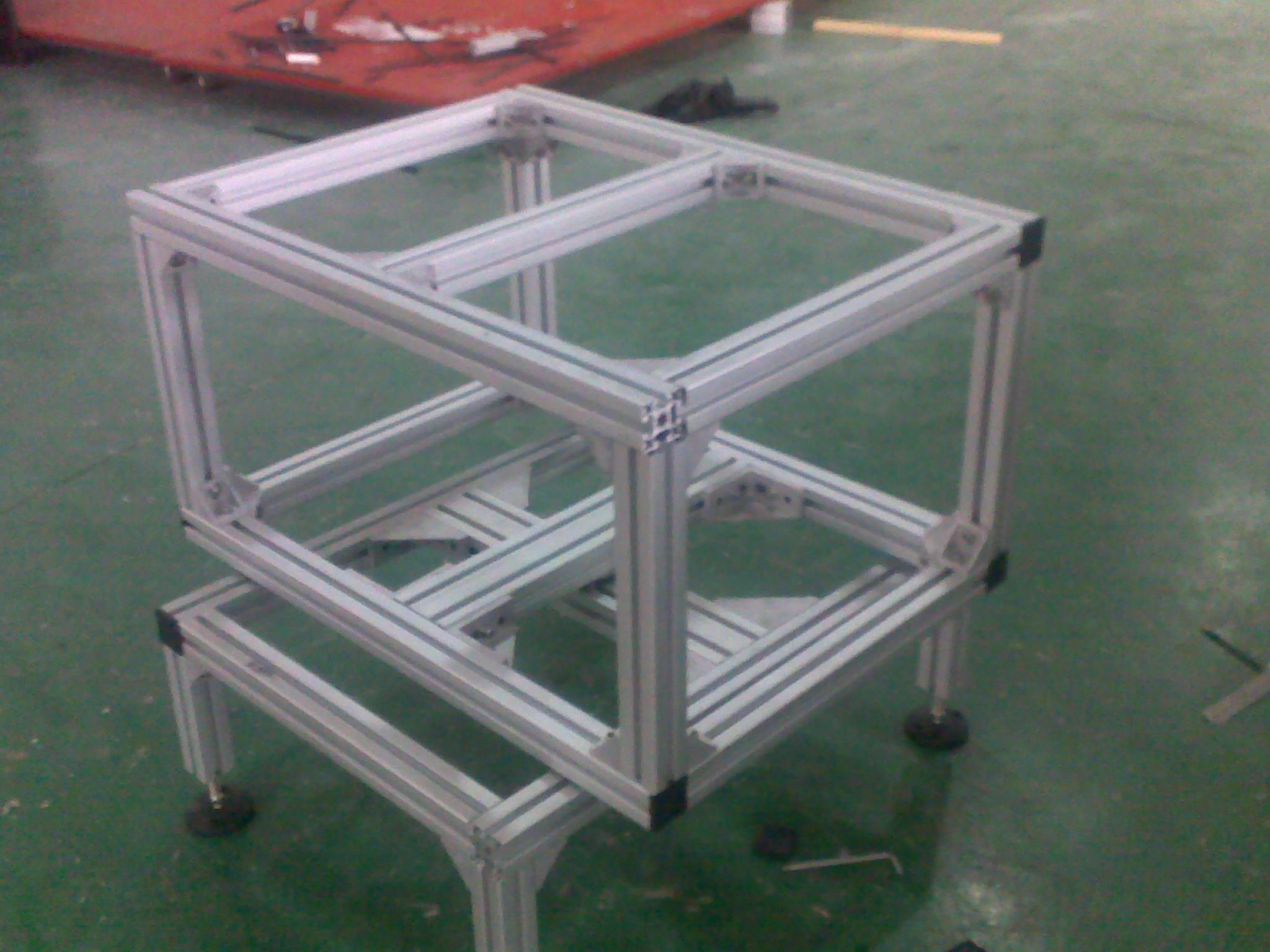 鋁型材雙層支架定制過程復雜？沒那回事兒