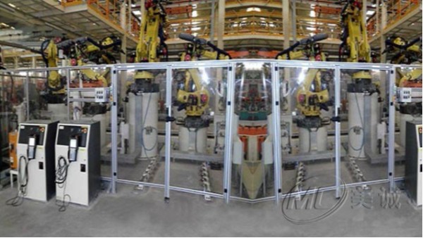 機器人防護(hù)圍欄