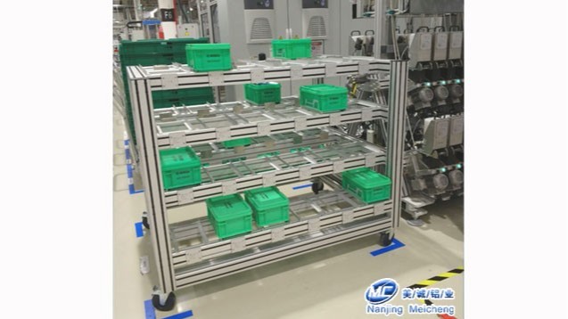 鋁型材零部件儲(chǔ)物架 鋁型材零部件儲(chǔ)物架